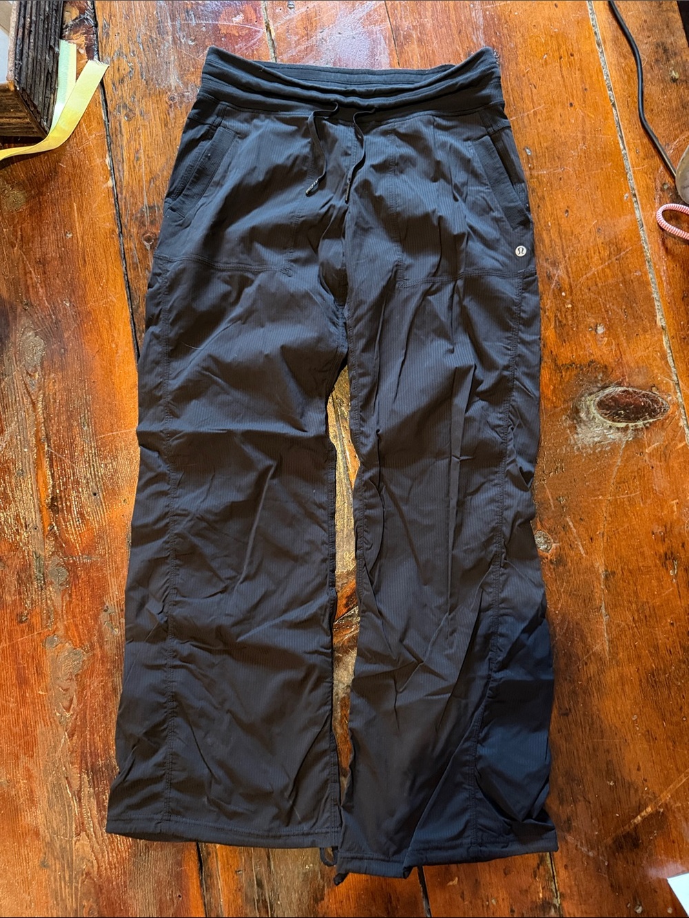 lululemon athletica Women’s Dance Studio Black Athletic Pants with Drawstring